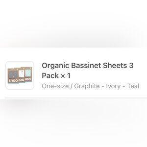 NWT Happiest Baby Snoo Organic fitted sheet - 3 pack
